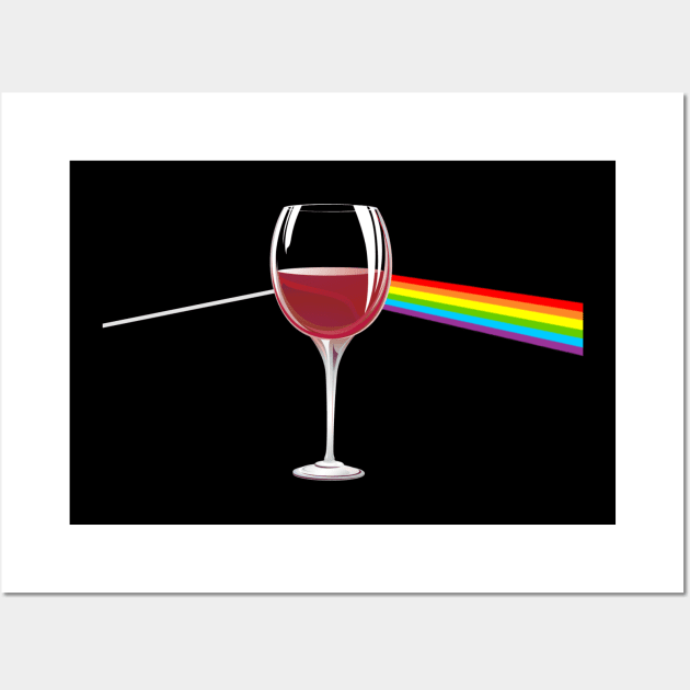 Dark Side of the Wine Wall Art by EnchantedTikiTees